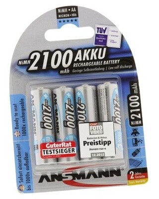 Ansmann AA 4pk Rechargable