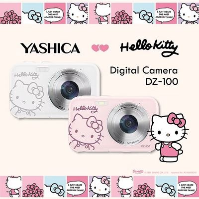 Yashica DZ100 Digital Camera - Hello Kitty