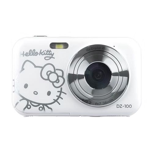 Yashica DZ100 Digital Camera - Hello Kitty, Colour: White