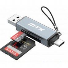 2 in 1 USB card reader - USB-C