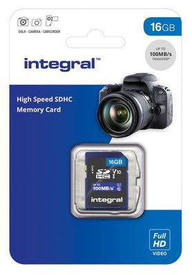 Integral 16GB Sd Card  High Speed