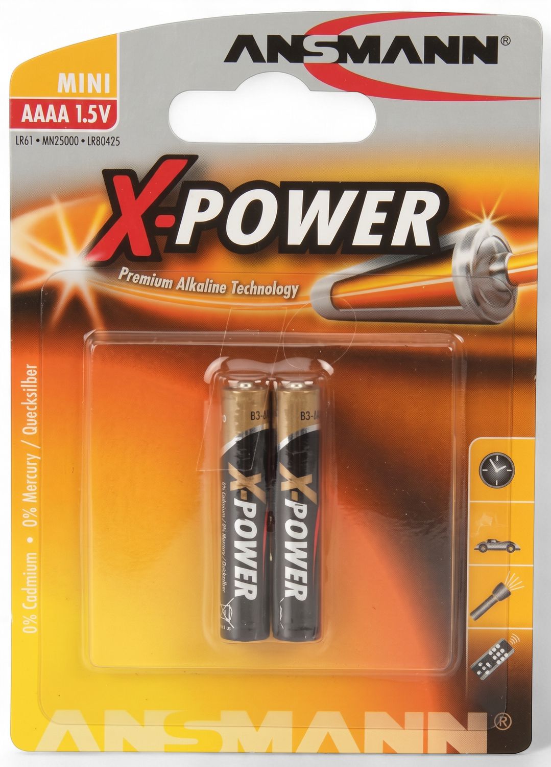 Ansmann X-Power AAAA Battery 2 pack