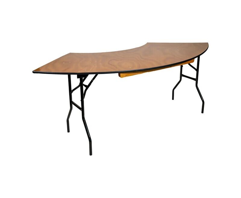 8ft Serpentine Folding Table