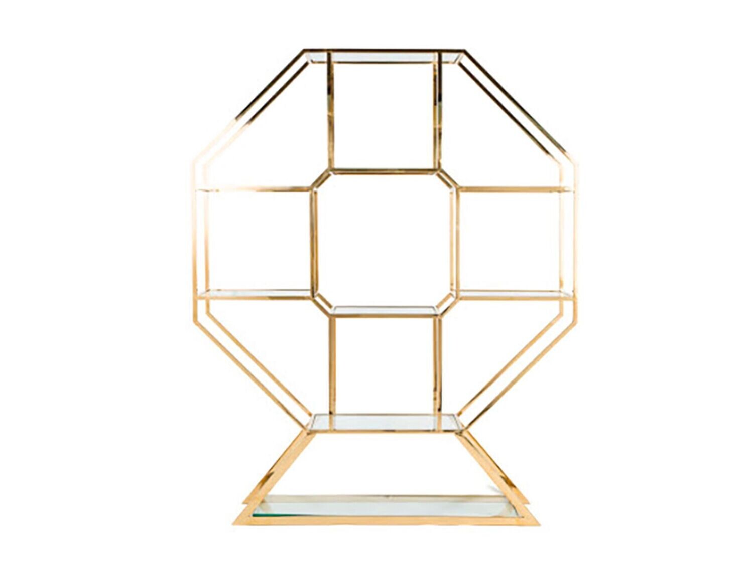 Gold Hexagon Barback