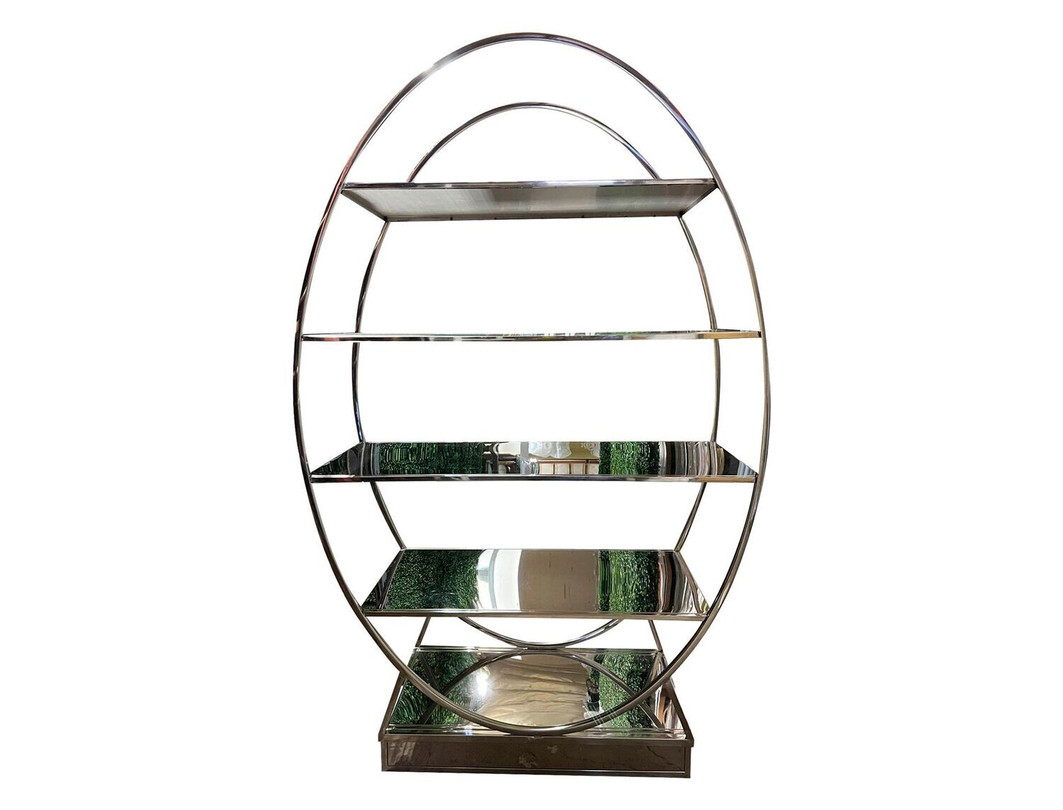 Silver Oval Barback
