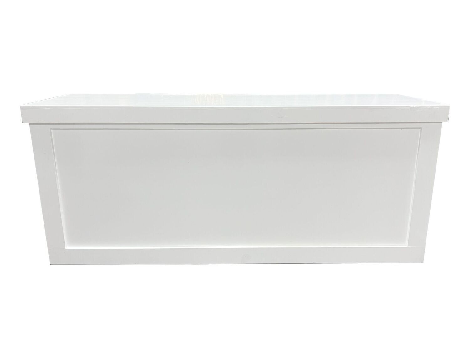 6ft White Shaker Bar