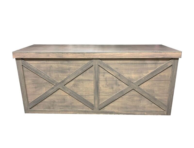 8ft Rustic X Bar