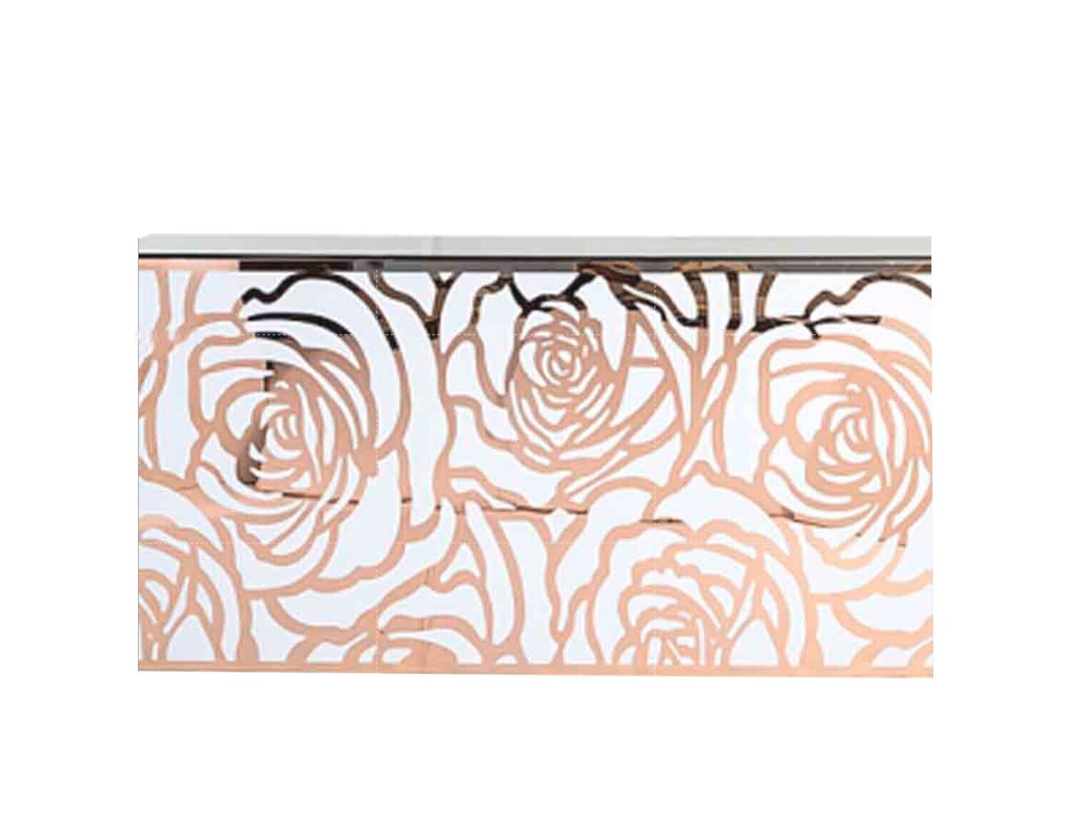 6ft Rose Gold Flower Bar