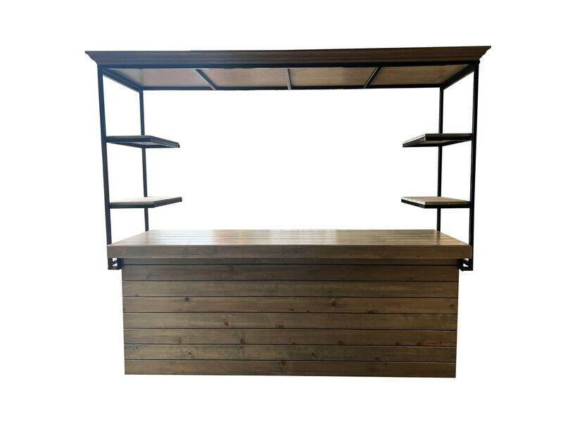 6ft Rustic Rooftop Bar/Buffet Table