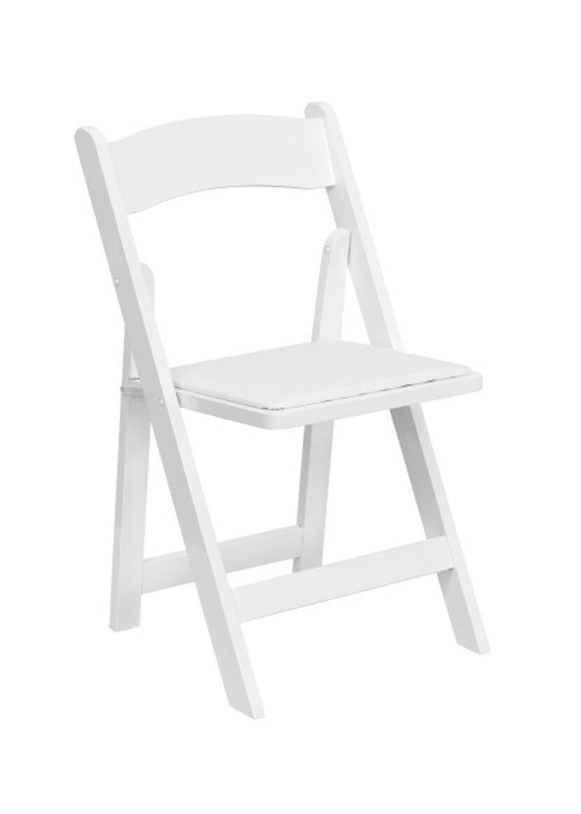 White Folding Chair