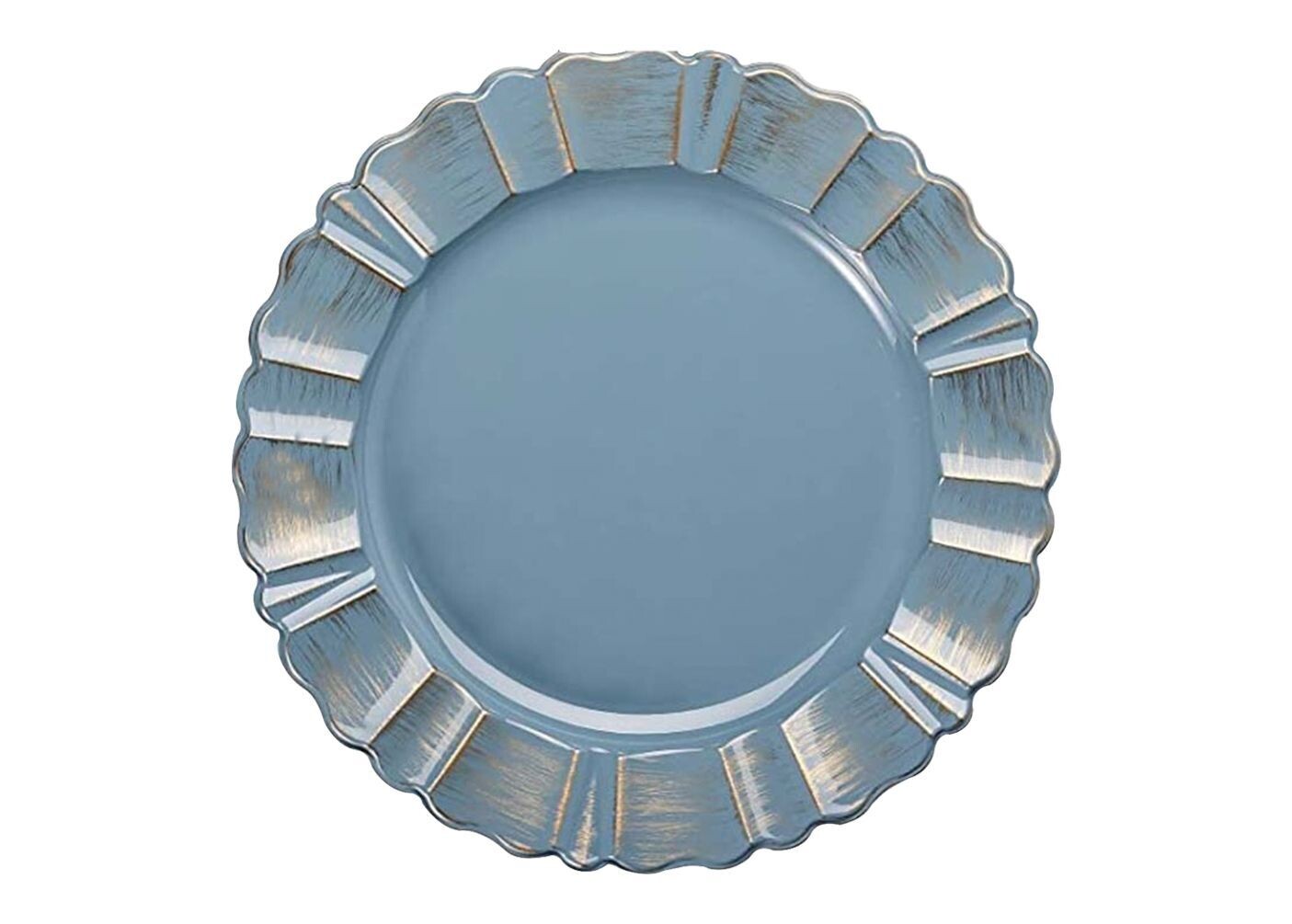 Daisy Blue Rustic Charger