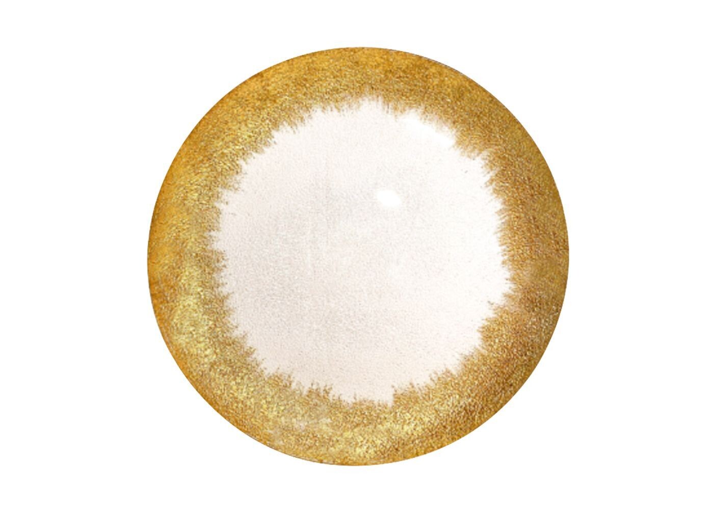 Gold Scratch Glass Charger