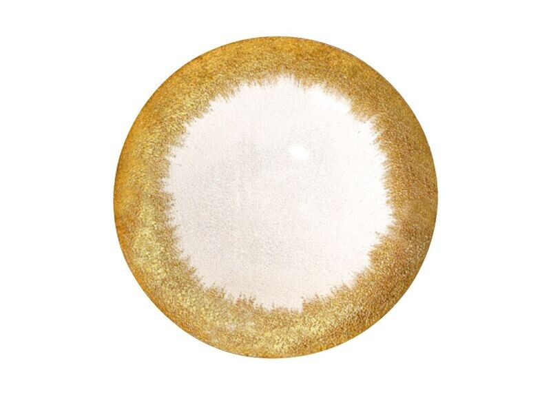 Gold Scratch Glass Charger