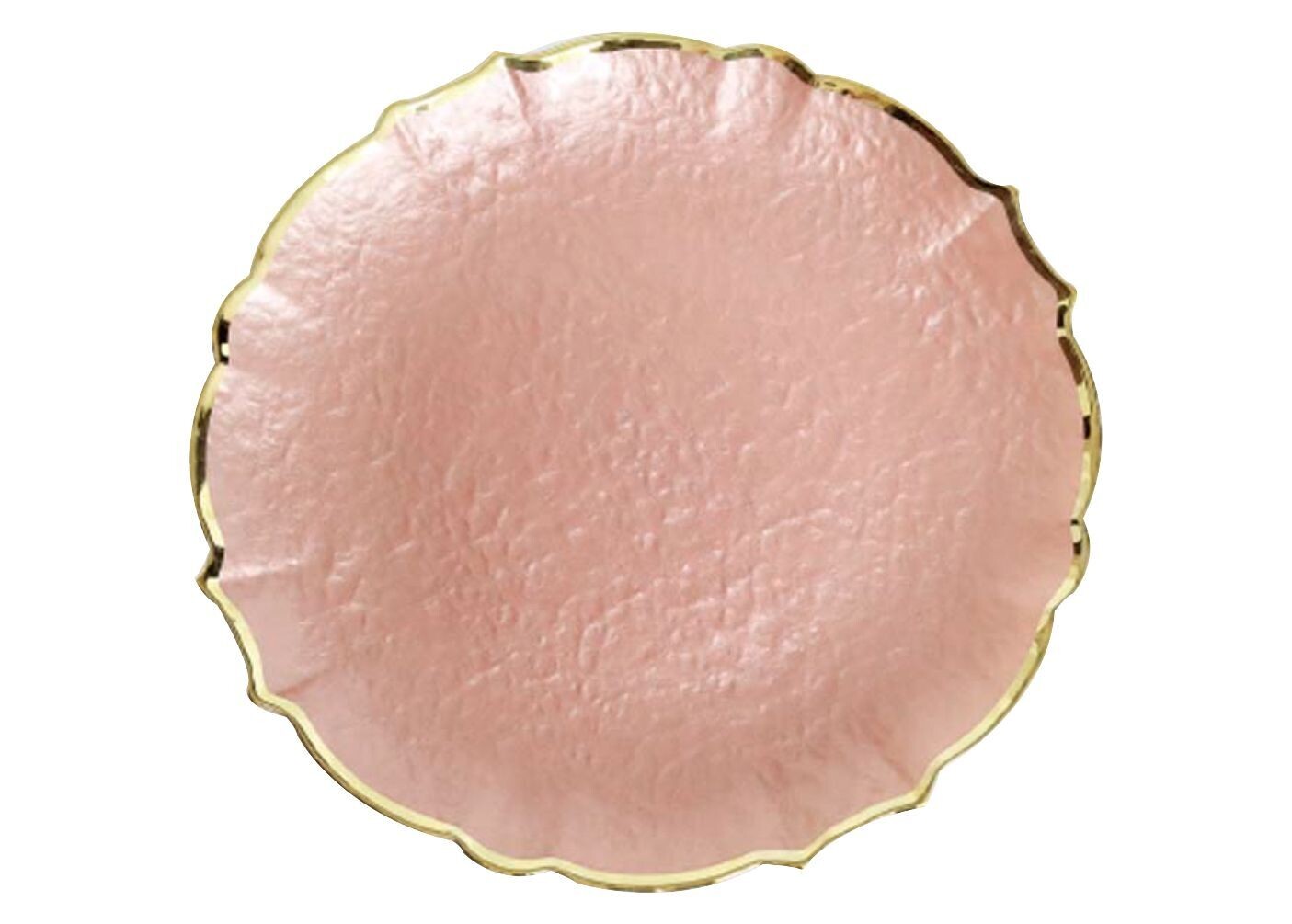 Pink Pearl Glass Charger