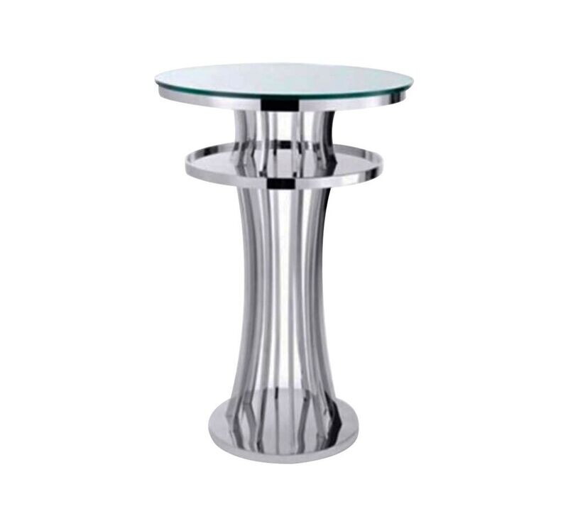 Silver Electra Cocktail Table