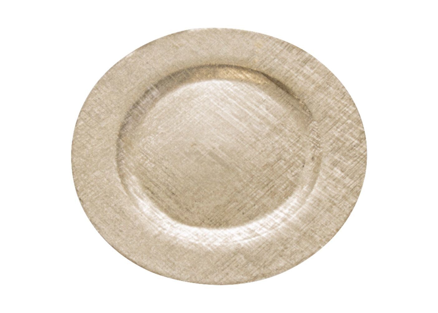Gold Scratch Acrylic Charger