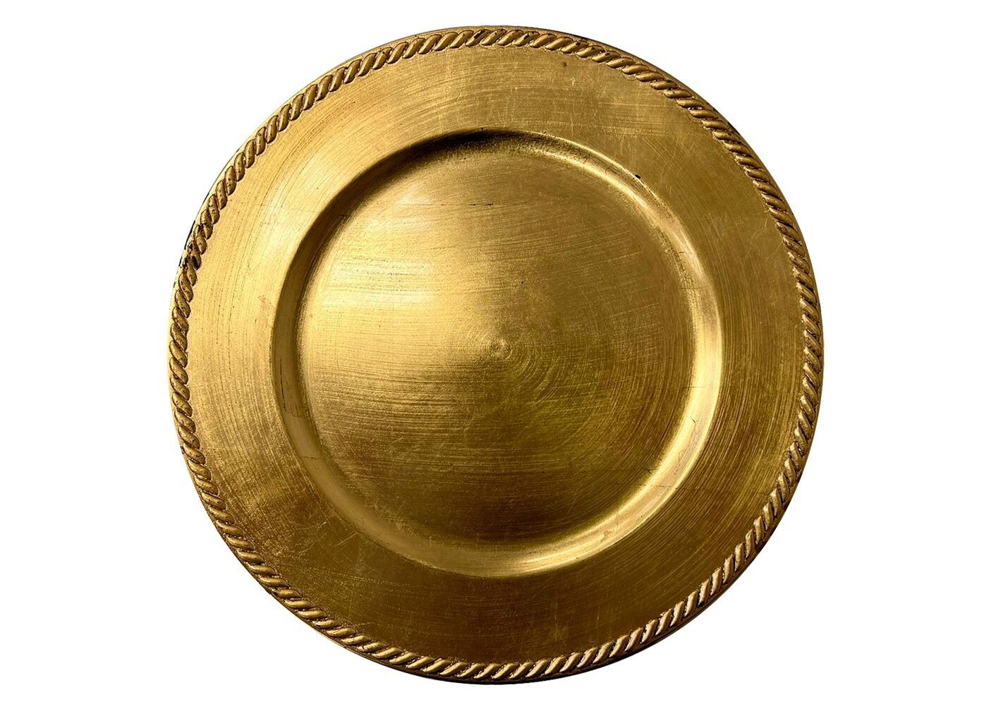 Gold Acrylic Charger