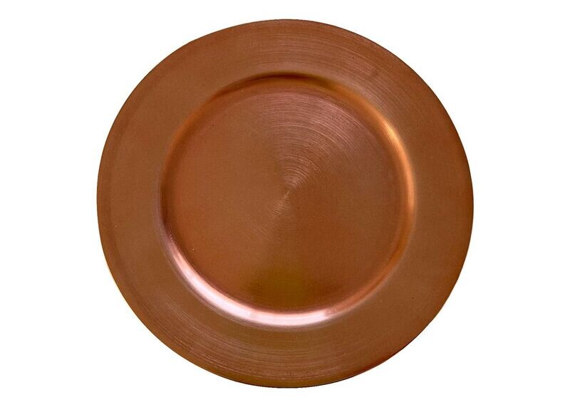 Rose Gold Lacquer Charger