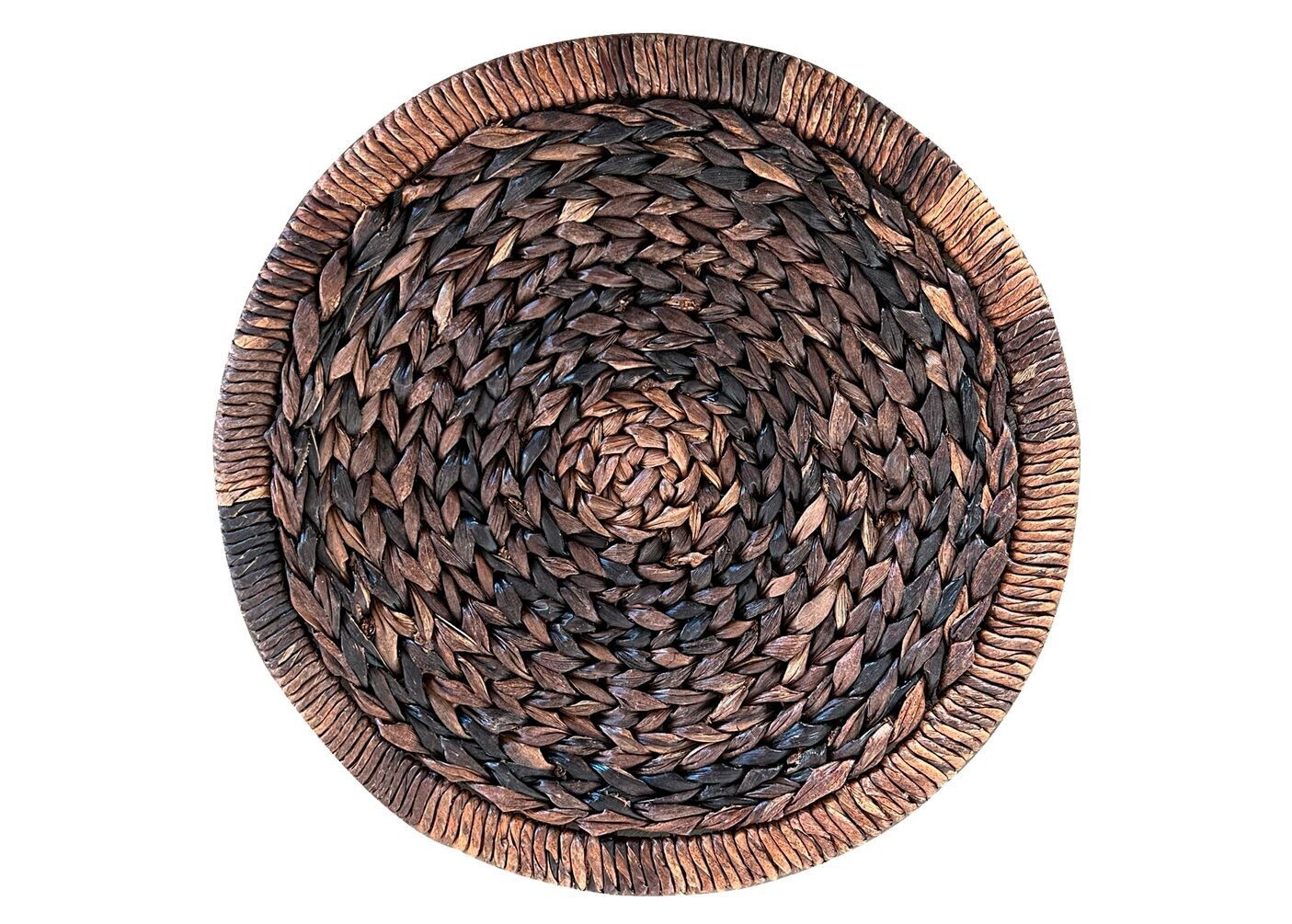 Dark Woven Rim Placemat