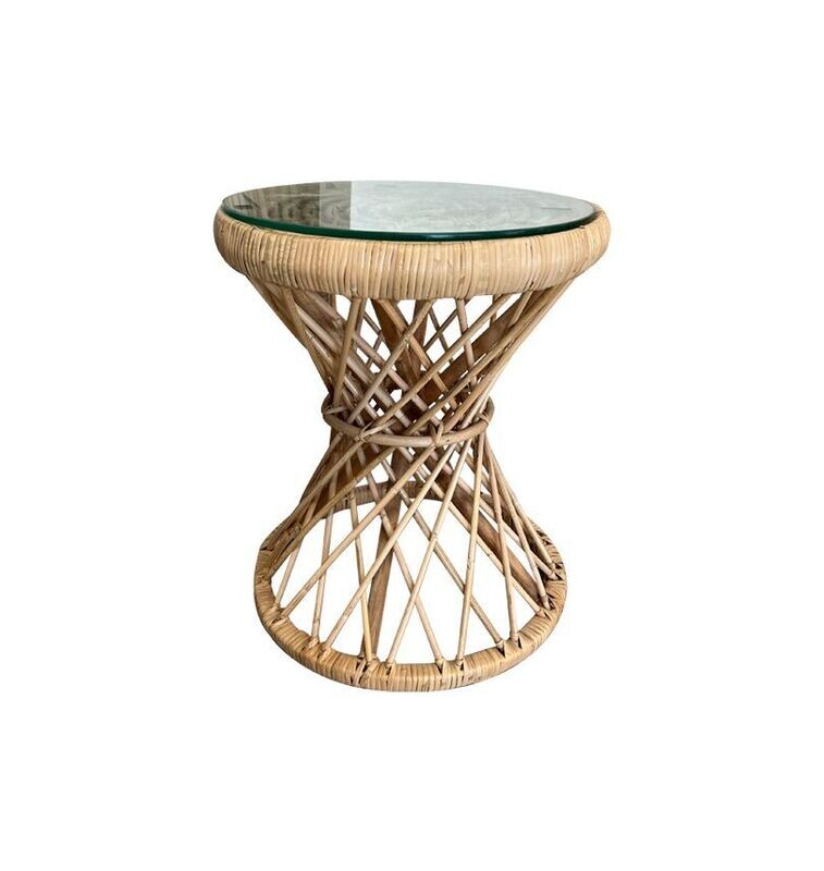 Rattan Side Table