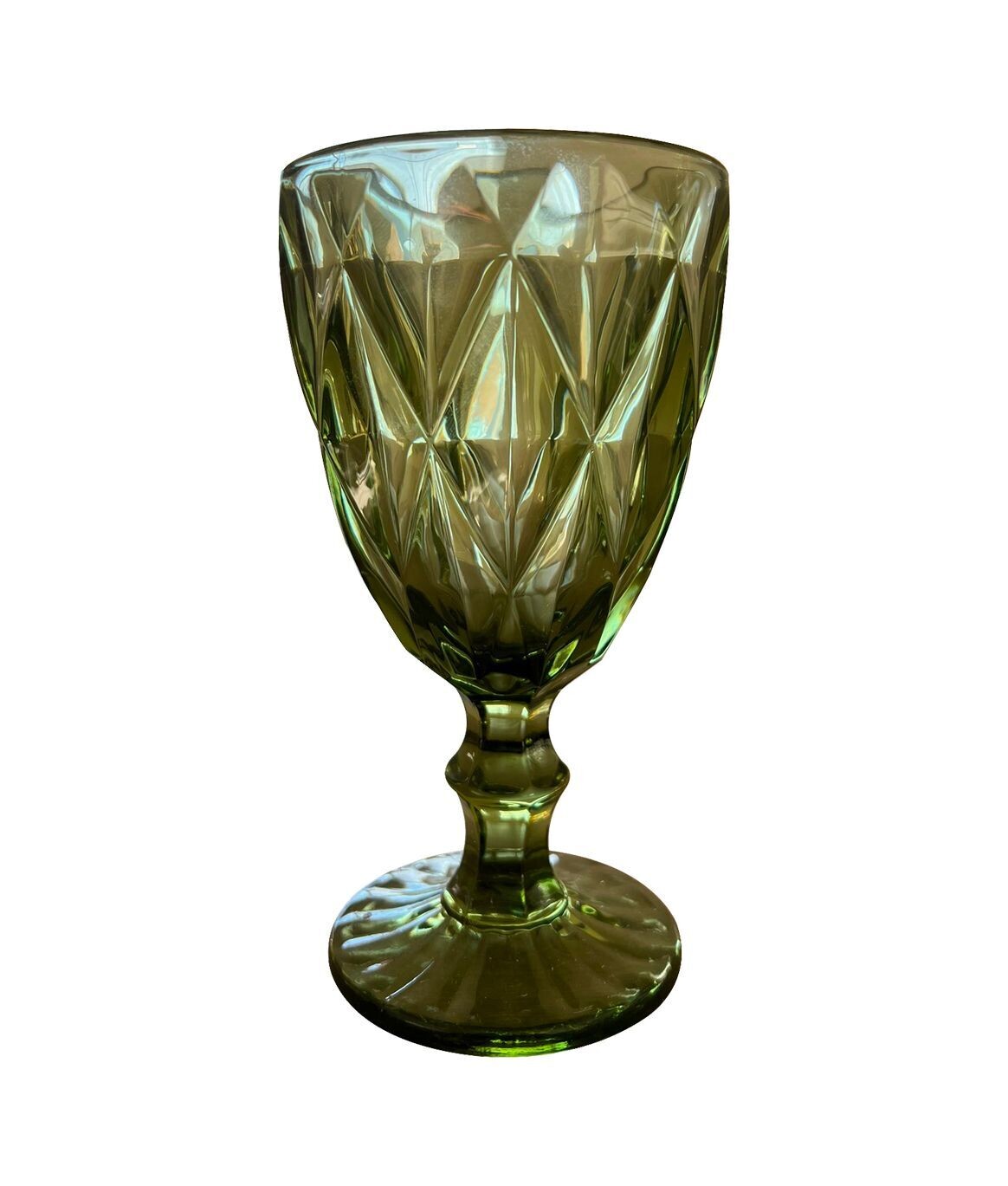 Vintage Crystal - Olive Green