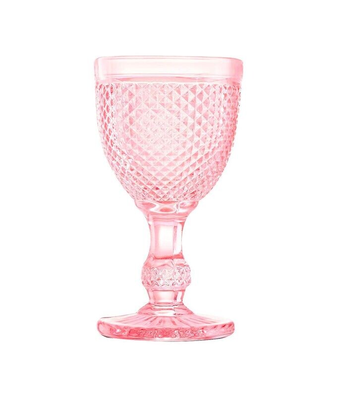 Spiked Water Goblet - Pink