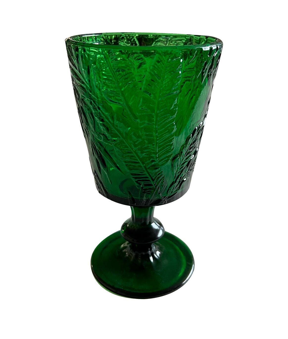 Emerald Leaf Vintage Cup