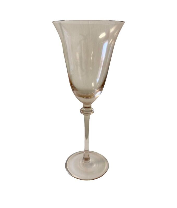 Amber Tulip Wine Glass