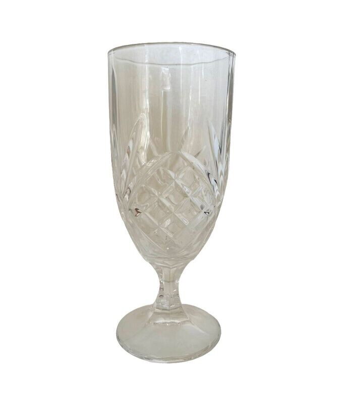 Clear Crystal Water Goblet