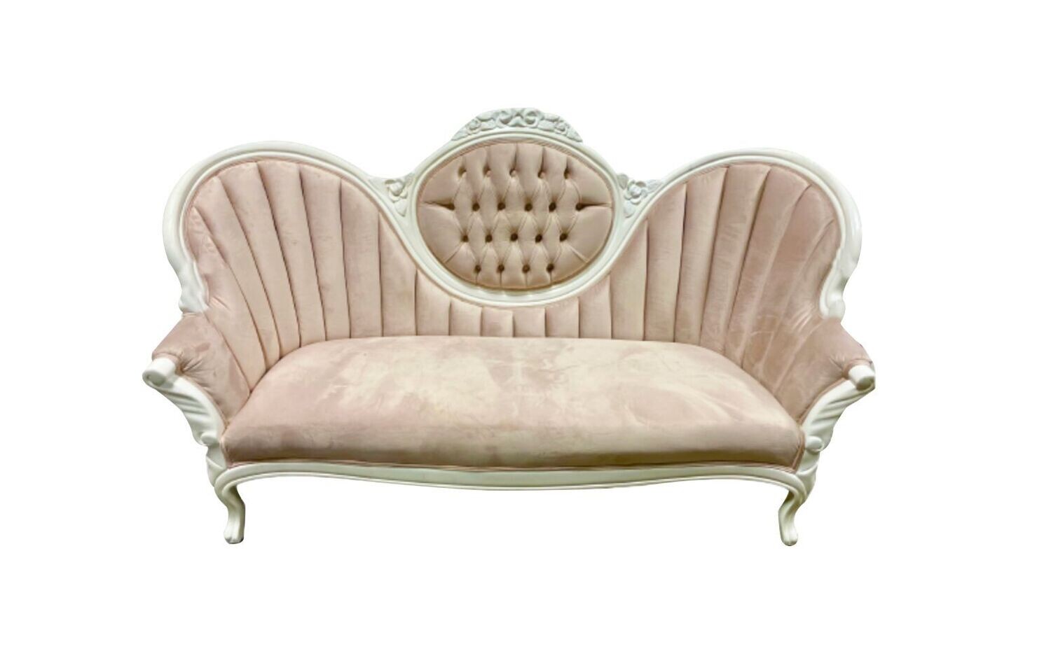 8ft Blush Princess Sofa