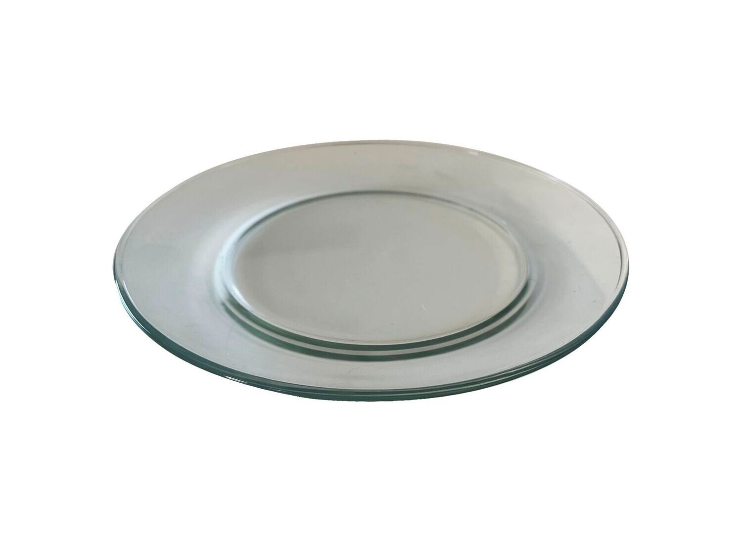 Clear Glass Dinner Plate