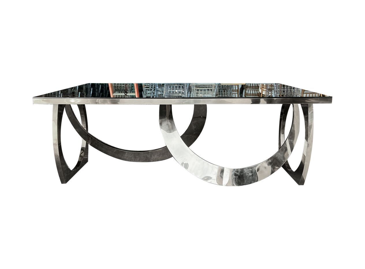 4x8ft Silver W Base Table