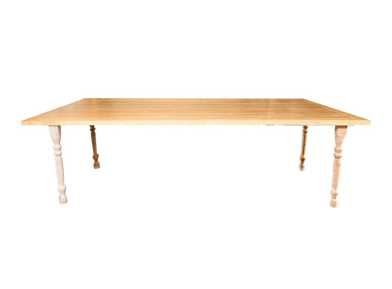 4x8ft Rustic Picnic Skinny Legs Table