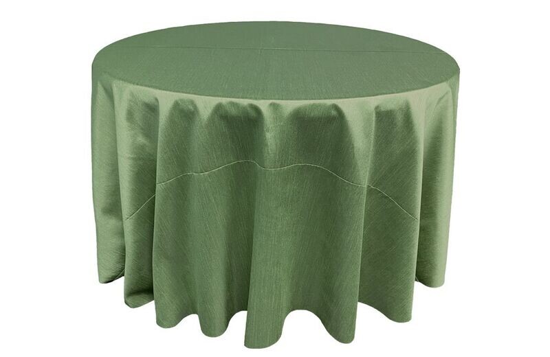Dark Sage Green Shantung