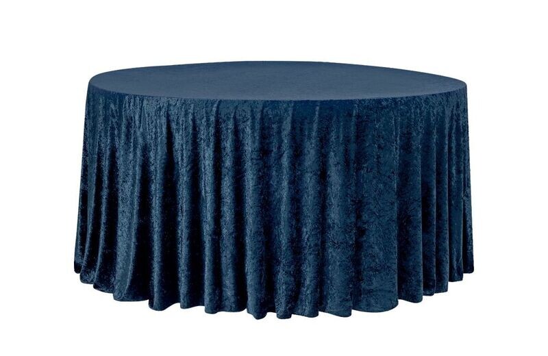 Navy Blue Crush Velvet