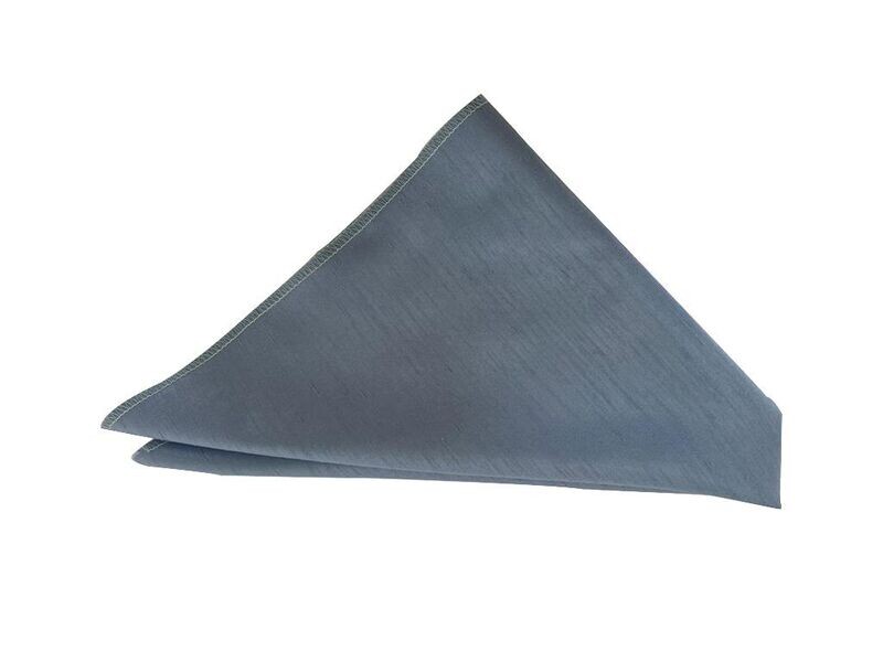 Dusty Blue Shantung