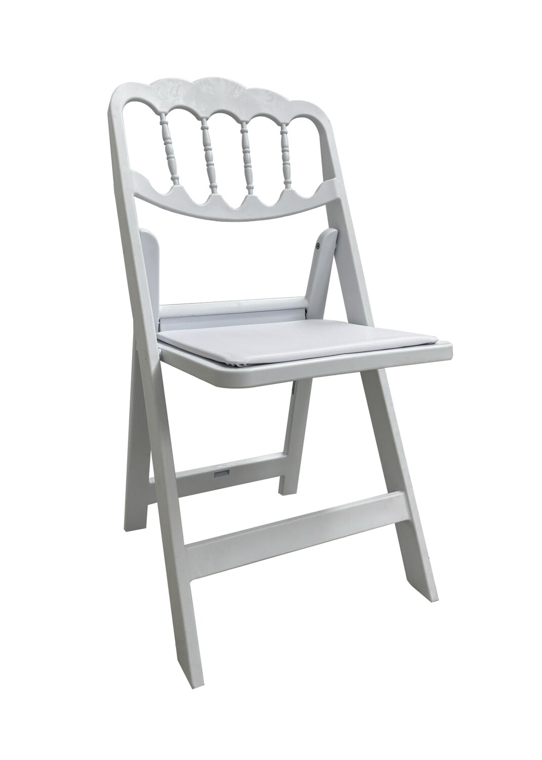 White Folding Napoleon Chair