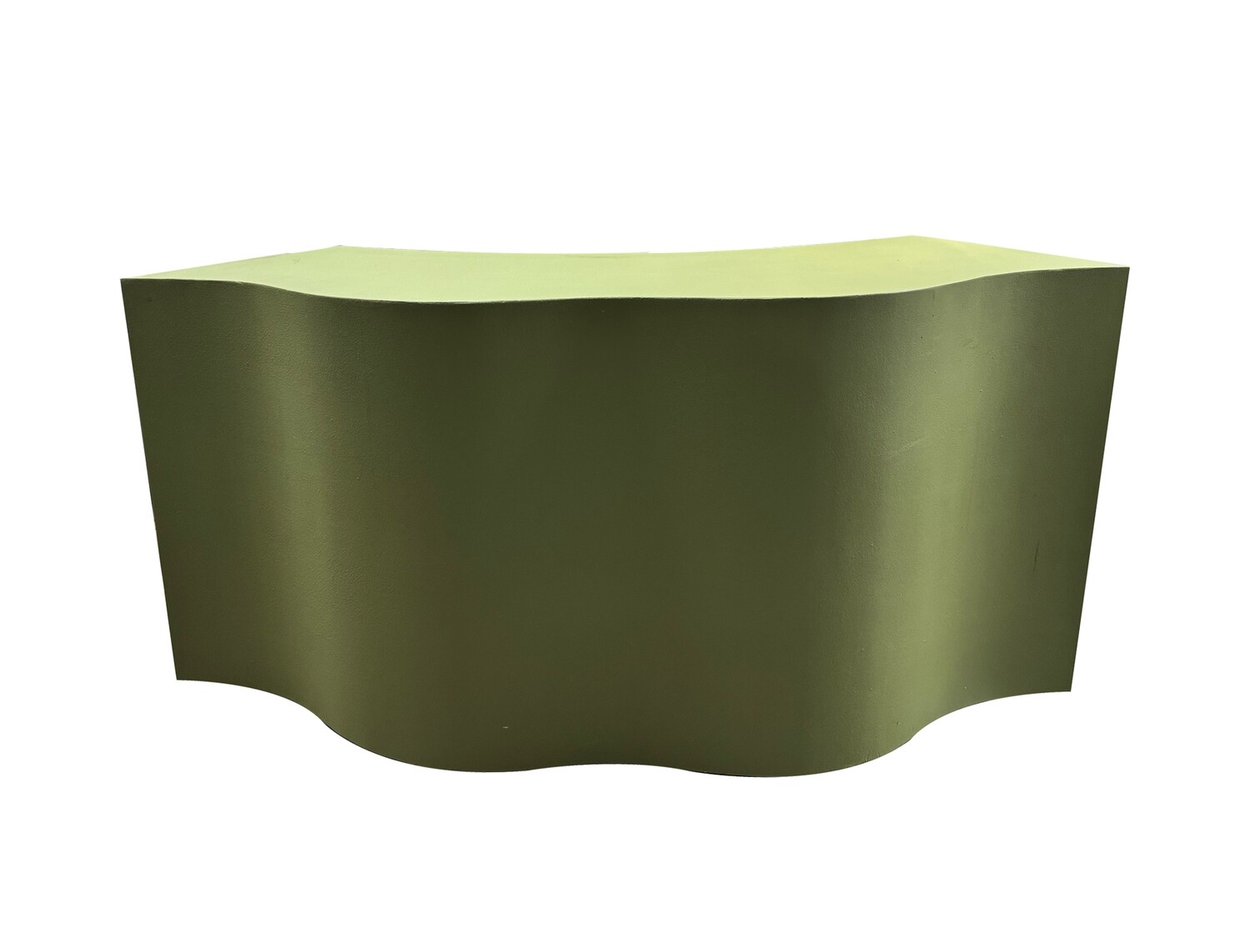 8ft Olive Green Wavy Bar - Customizable