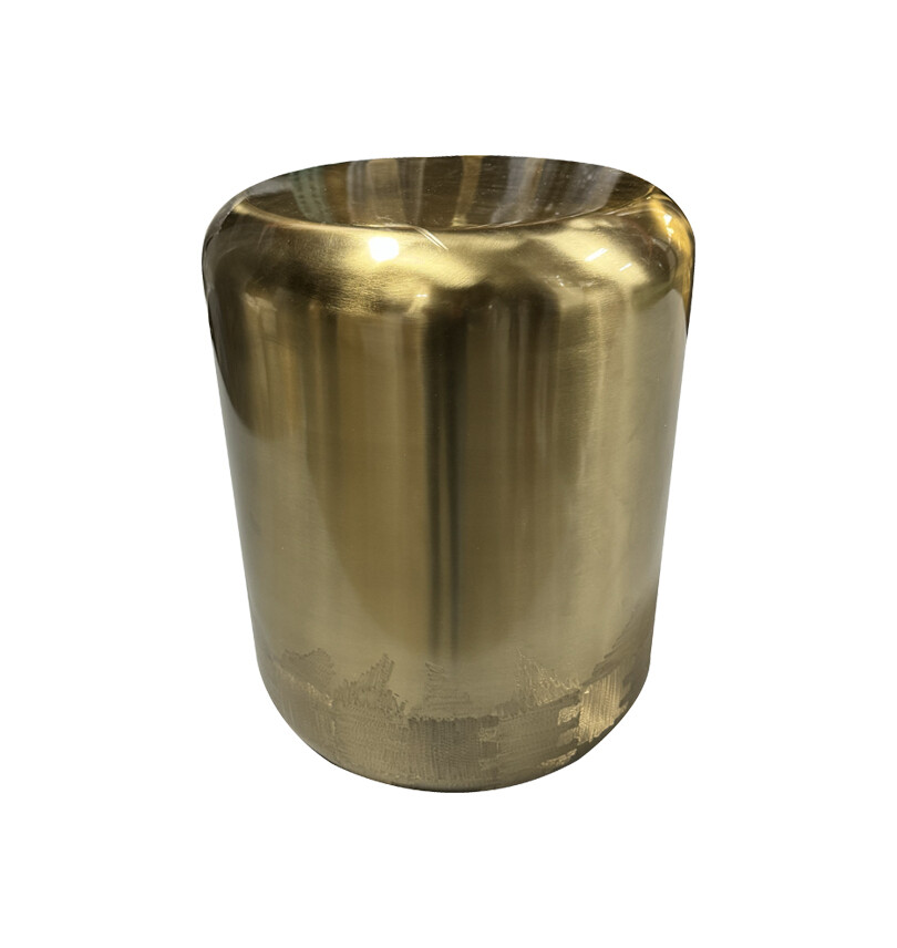 Round Brass Side Table