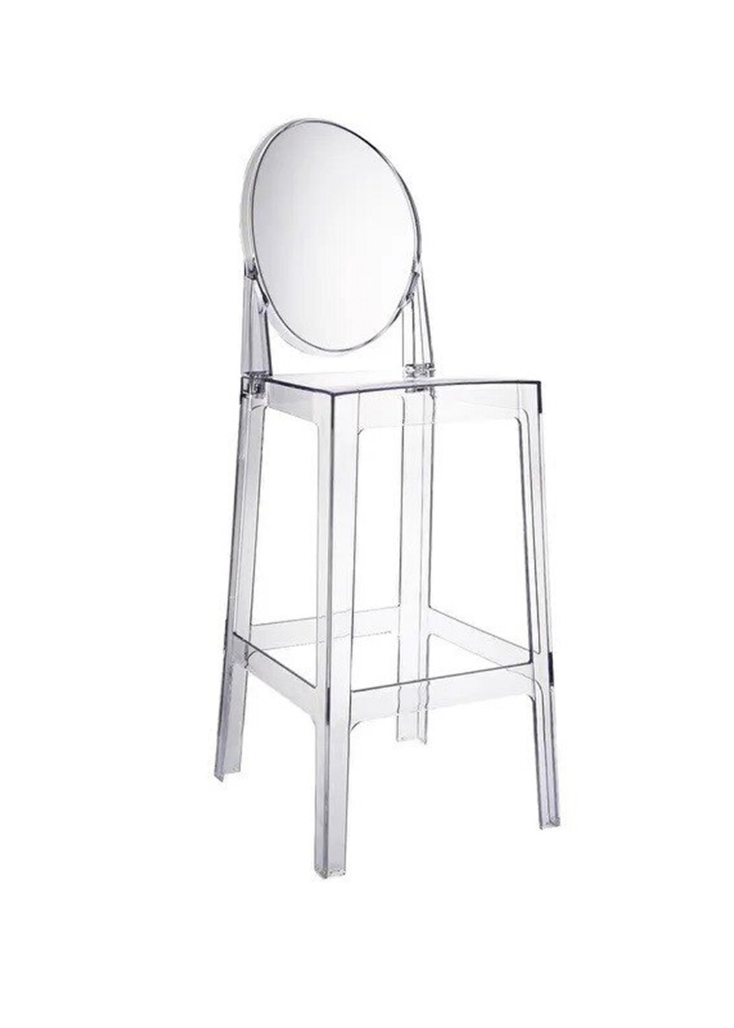 Clear Ghost Barstool