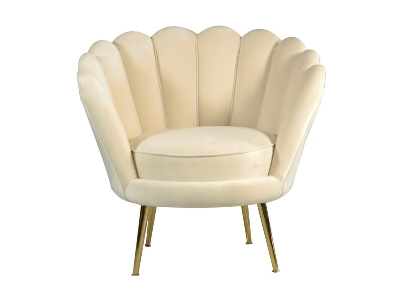 Ivory Shell Armchair
