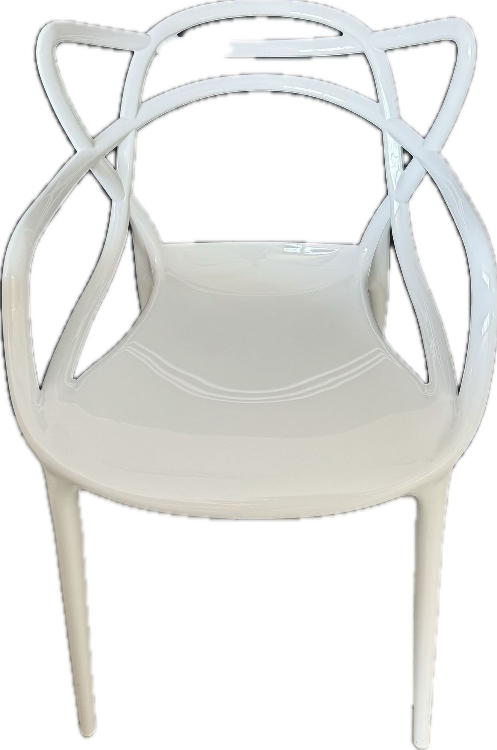 White Wavy Chair