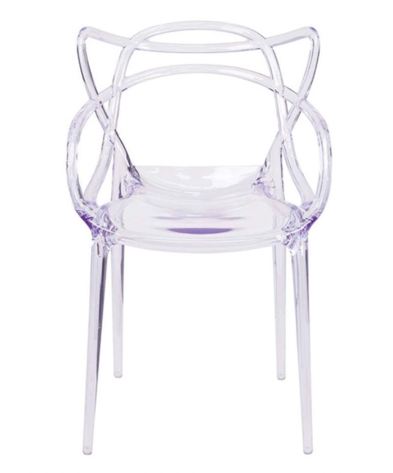 Clear Wavy Chair