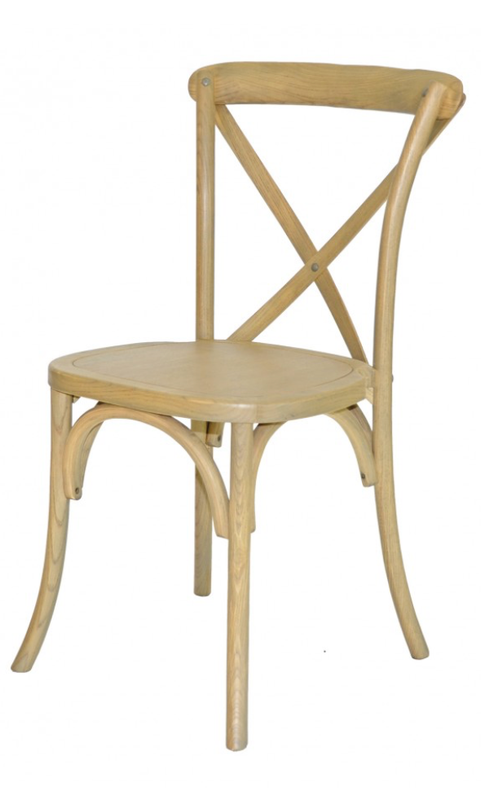 Natural X-Back Chair