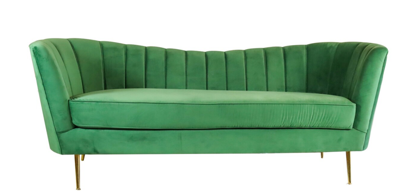 8ft Emerald Estella Sofa