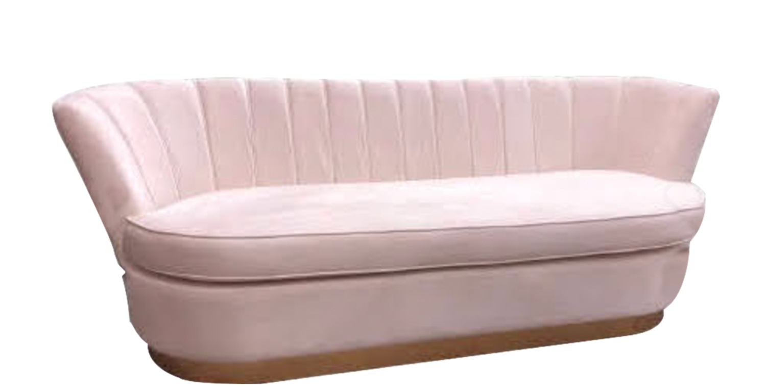 8ft Blush Pearl Sofa