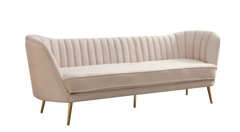 8ft Champagne Estella Sofa