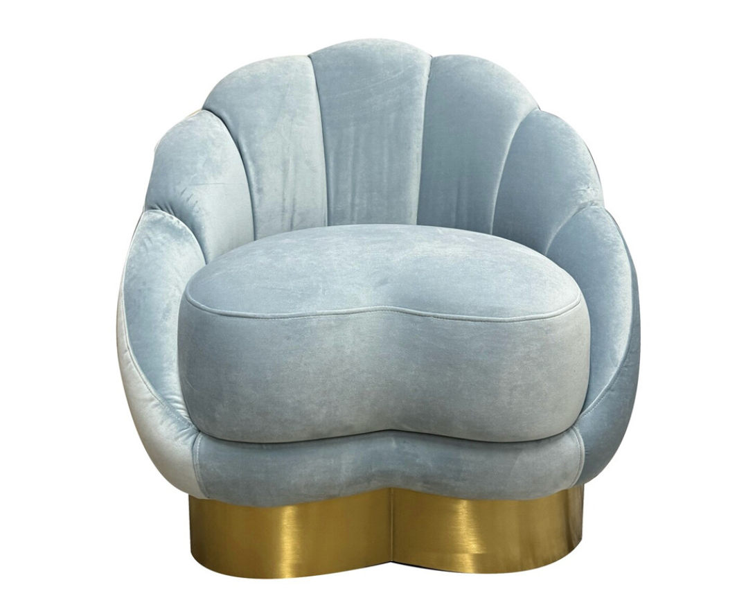 Sea Foam Blue Armchair