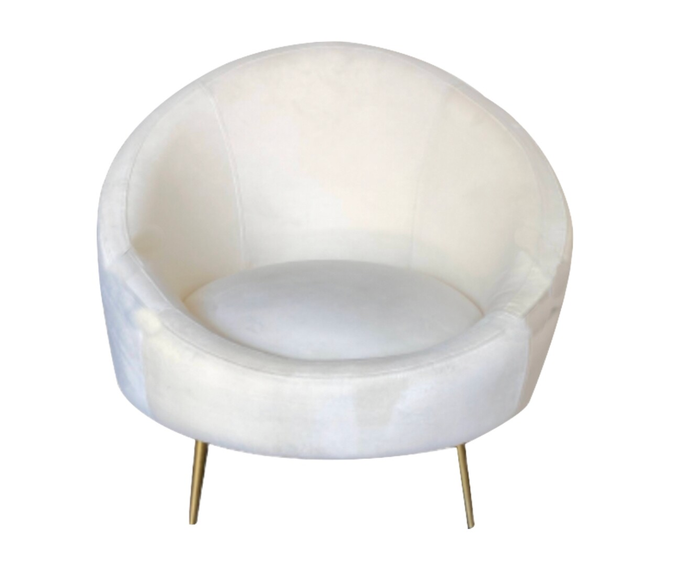 Ivory Retro Armchair