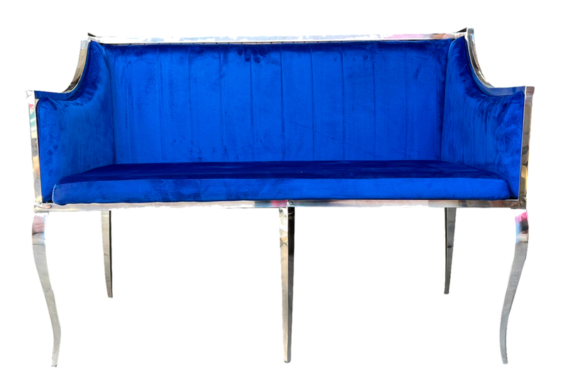 Navy Electra Love Seat